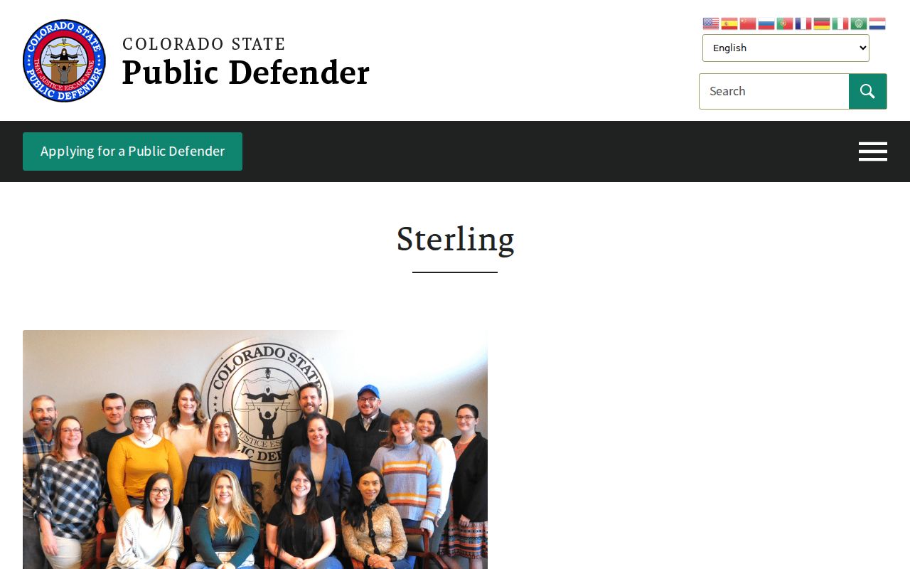 Kit Carson County Flagler criminal history public defender office